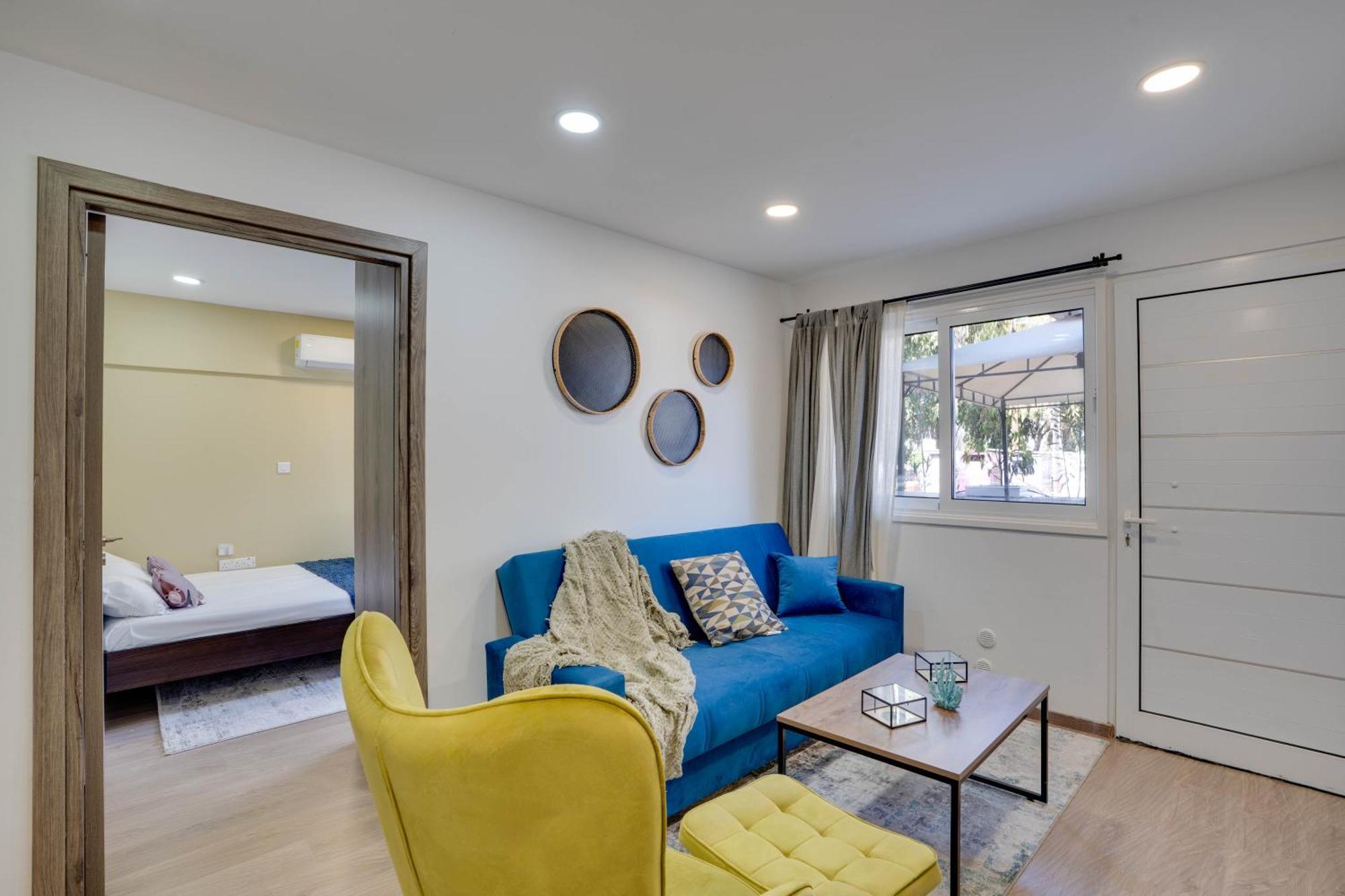 לרנקה Atlantis Apartments 50M From Makenzy Seafront מראה חיצוני תמונה